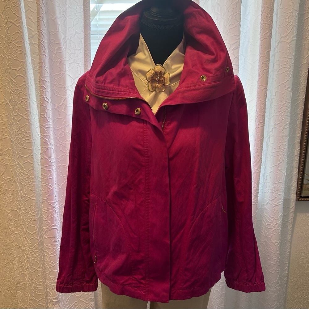 Talbots Fuchsia jacket. Size 12P